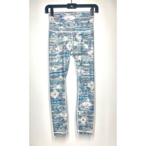 Lululemon High Times Pant Luxtreme 7/8 Leggings Blurry Belle Multi Women 4 - Picture 1 of 4
